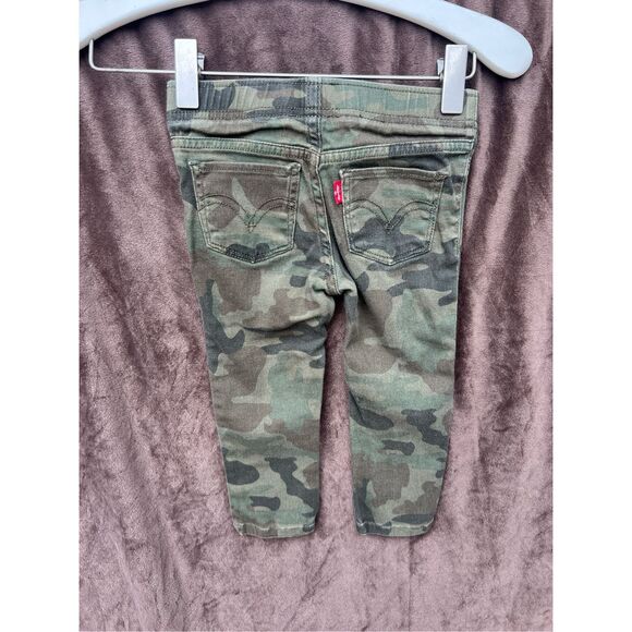 Levi Camo Kids Pull On Jeans Toddler Size 2T - Picture 7 of 10